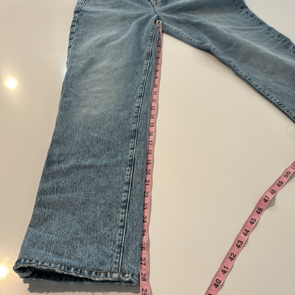 Frame High Rise Straight Leg Jeans Size 24 - Picture 11 of 13